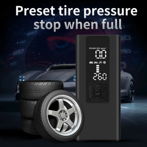 Electric Car Tire Pump with Emergency Light for Cars Bikes Motorcycles Balls